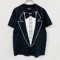 Urban Pipeline　アーバンパイプライン　半袖プリントTシャツ　だまし絵　黒　ブラック　Lサイズ カットソー メンズ コットン 古着