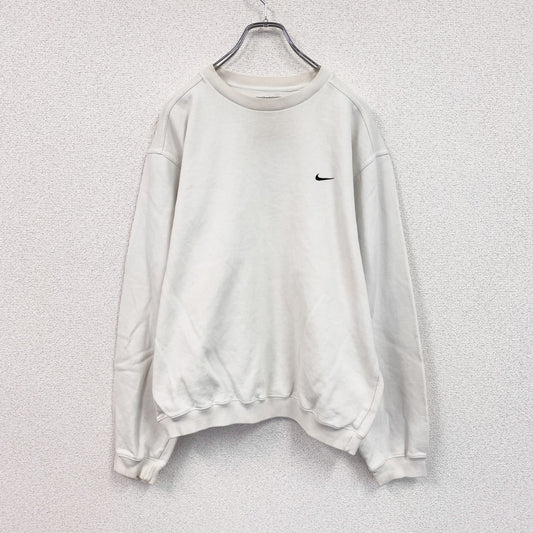 00s　NIKE　ナイキ　スウェット/トレーナー　ヴィンテージ　白　ホワイト　Mサイズ