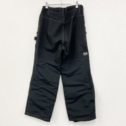 90s　Billabong　ナイロンパンツ　スキーウェア　ヴィンテージ　ファスナーポケット　黒　ブラック　Lサイズ