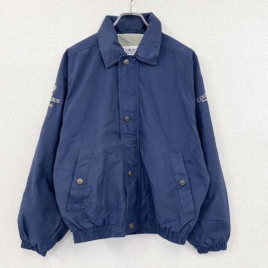 90s　Columbia　コロンビア　ブルゾン/スイングトップ　ヴィンテージ　紺　ネイビー　Mサイズ