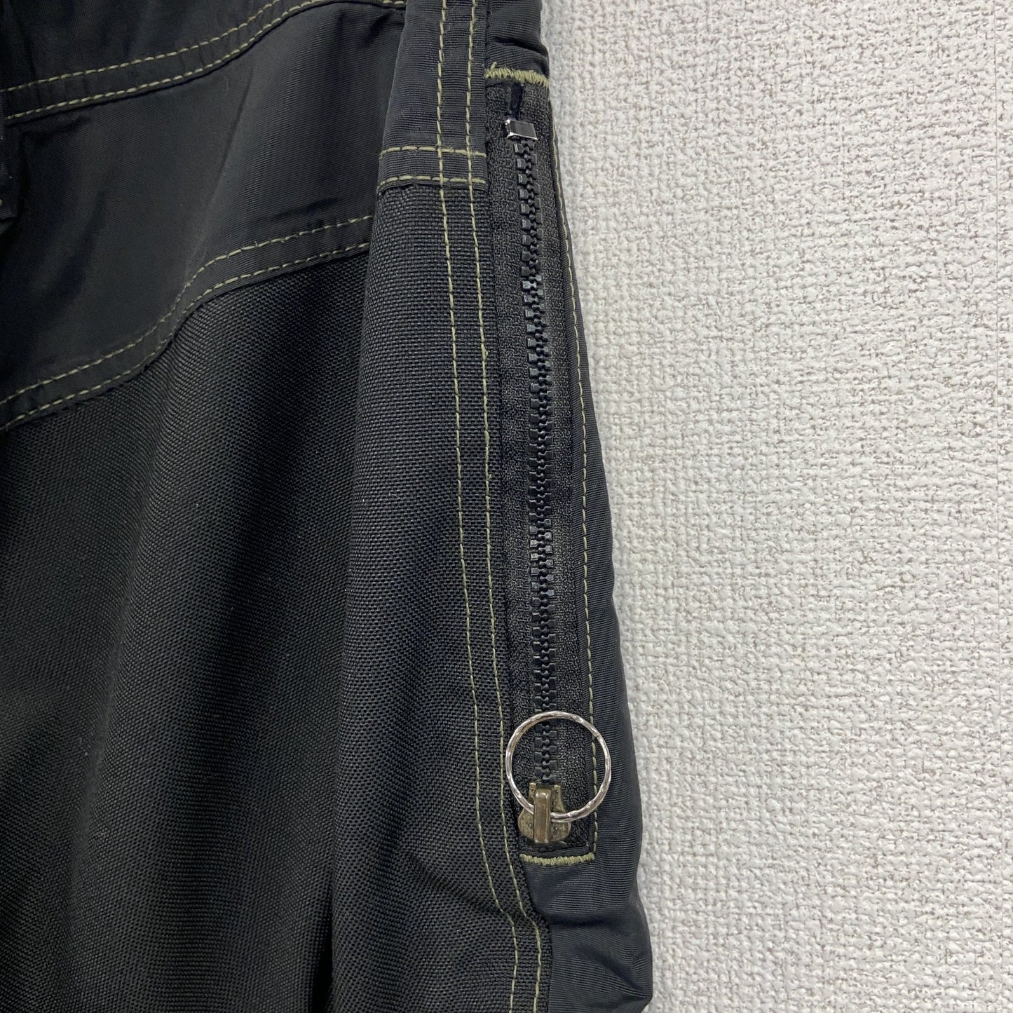 90s　Billabong　ナイロンパンツ　スキーウェア　ヴィンテージ　ファスナーポケット　黒　ブラック　Lサイズ