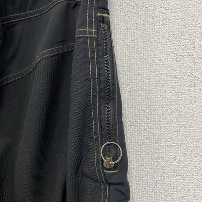 90s　Billabong　ナイロンパンツ　スキーウェア　ヴィンテージ　ファスナーポケット　黒　ブラック　Lサイズ