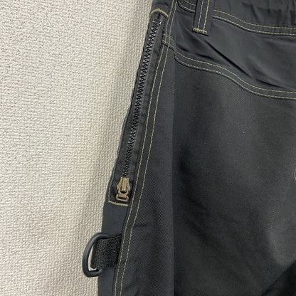90s　Billabong　ナイロンパンツ　スキーウェア　ヴィンテージ　ファスナーポケット　黒　ブラック　Lサイズ
