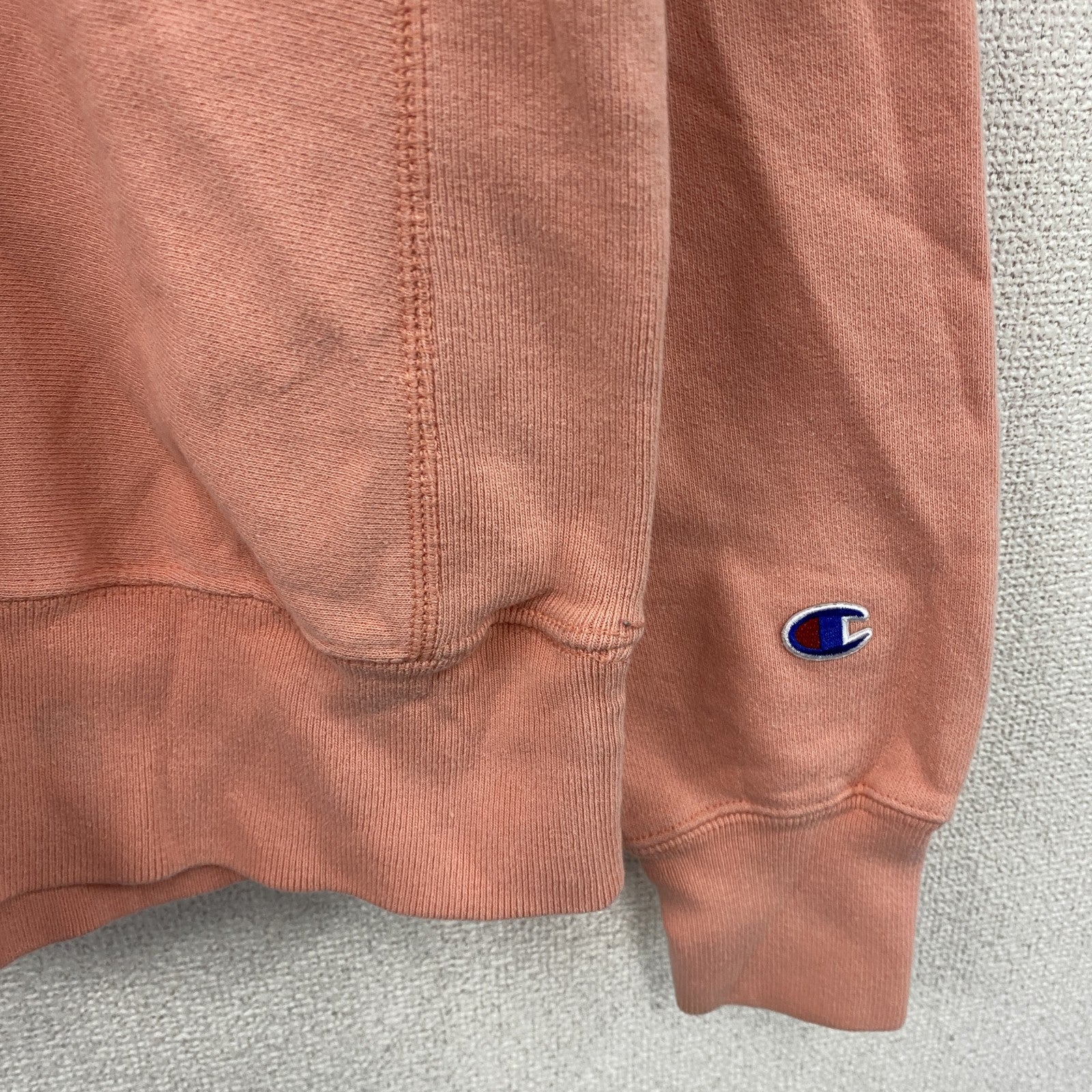 Champion　チャンピオン　リバースウィーブ　スウェット/トレーナー　ヘビーウエイト　現行　サーモンピンク　Sサイズ　古着