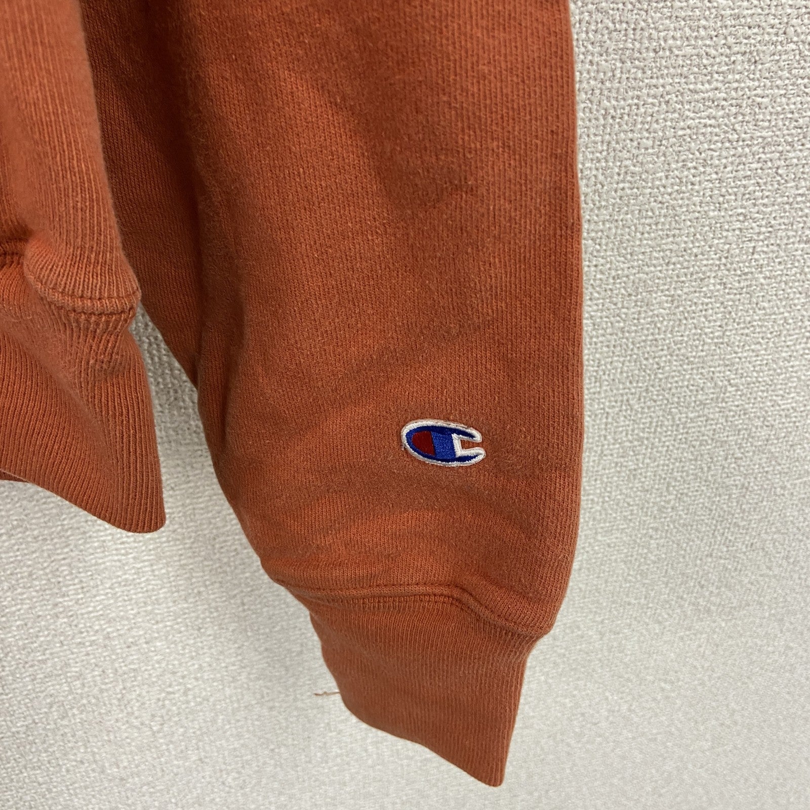 Champion　チャンピオン　リバースウィーブ　スウェットパーカー/フーディー　オレンジ　Sサイズ　古着