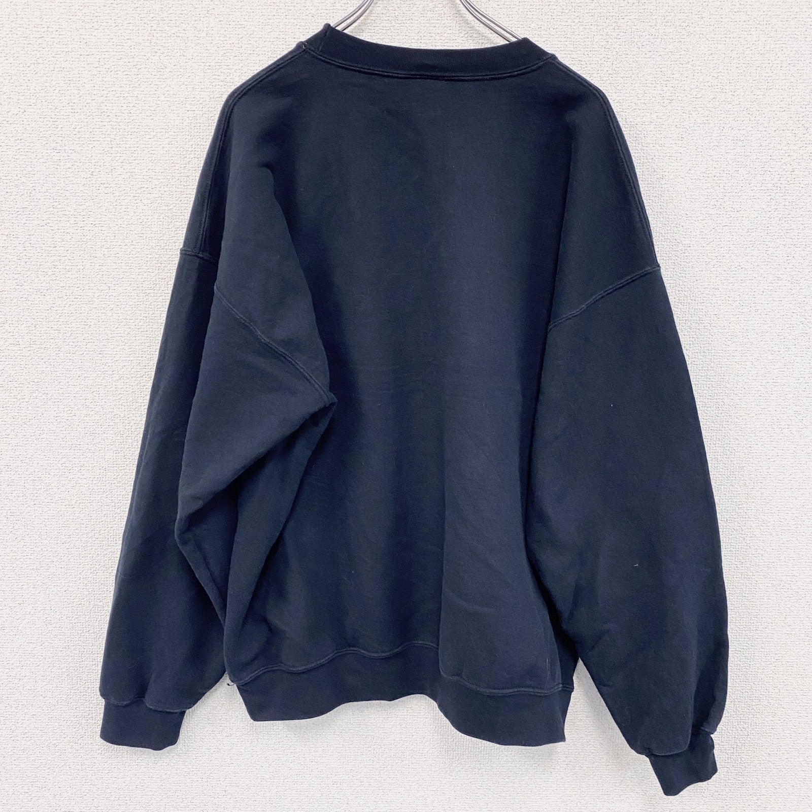 【希少サイズ❗️】stoneスウェット トレーナー　黒　ブラック　L STONE ISLAND☆22FW ワッペンロゴ トレーナー LADIES BLACK