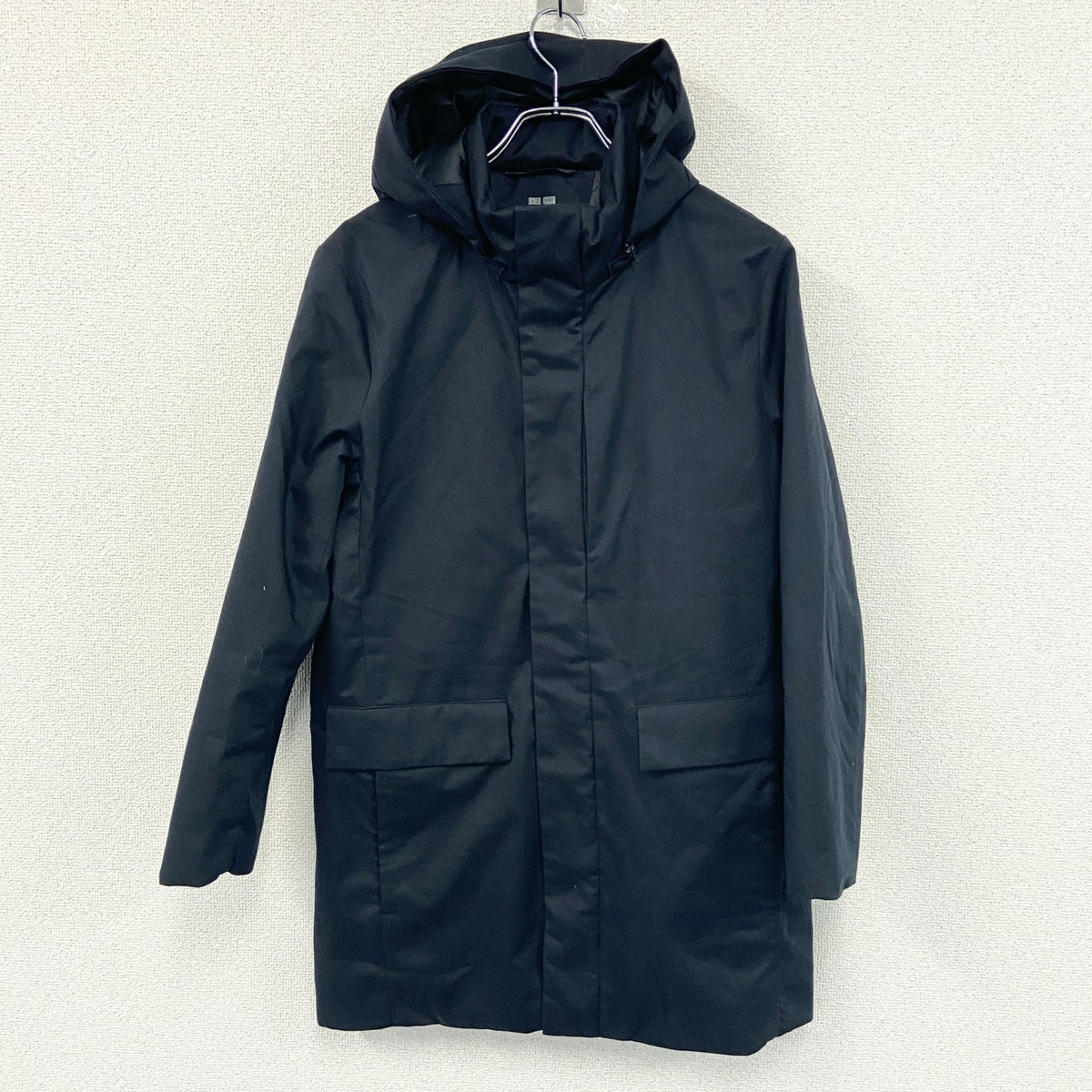 UNIQLO　ユニクロ　ハイブリッドダウンコート　黒　ブラック　Sサイズ　古着