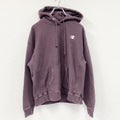 Champion　チャンピオン　リバースウィーブ　スウェットパーカー/フーディー　刺繍ロゴ　現行　深紫　ディープパープル　Lサイズ　古着