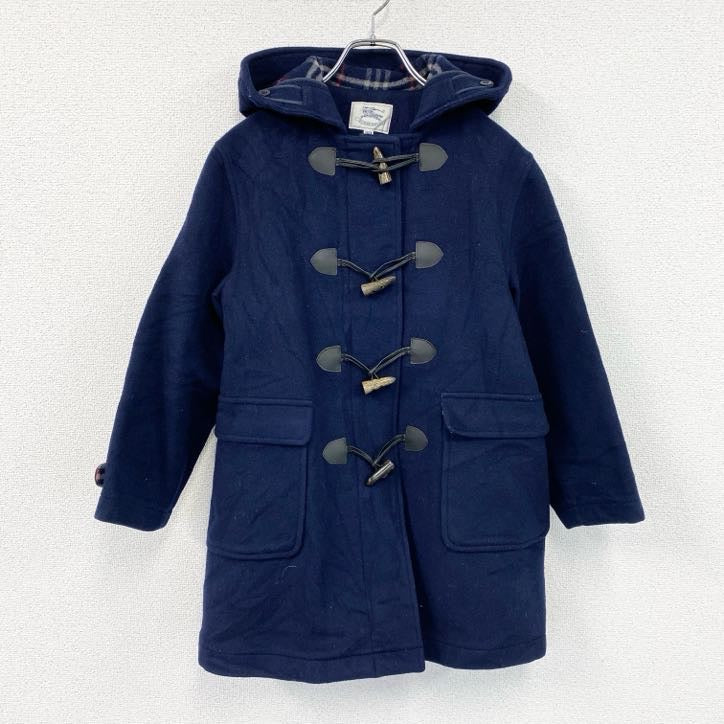 BURBERRYS　バーバリーズ　ダッフルコート/フーディー　紺　ネイビー　140Aサイズ　古着