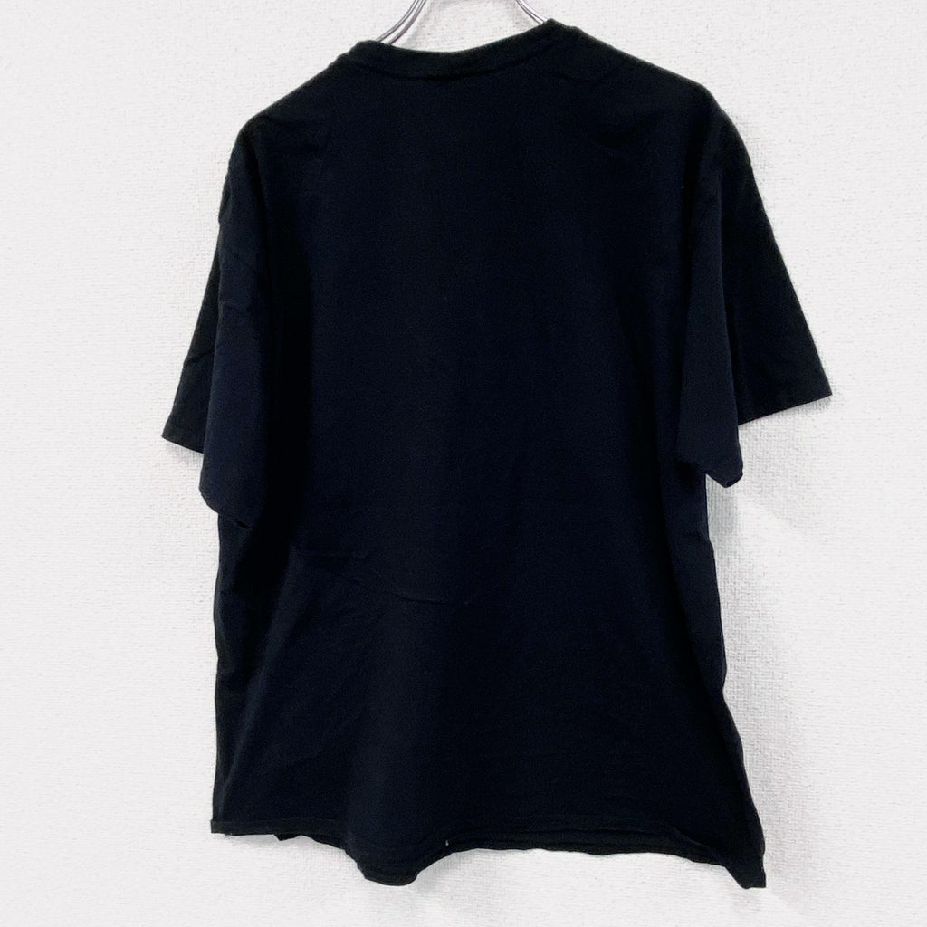 AVENGRD SEVERNFOLD　半袖プリントTシャツ　アーチプリント　スカル　骸骨　ドクロ　黒　ブラック　XXLサイズ　古着