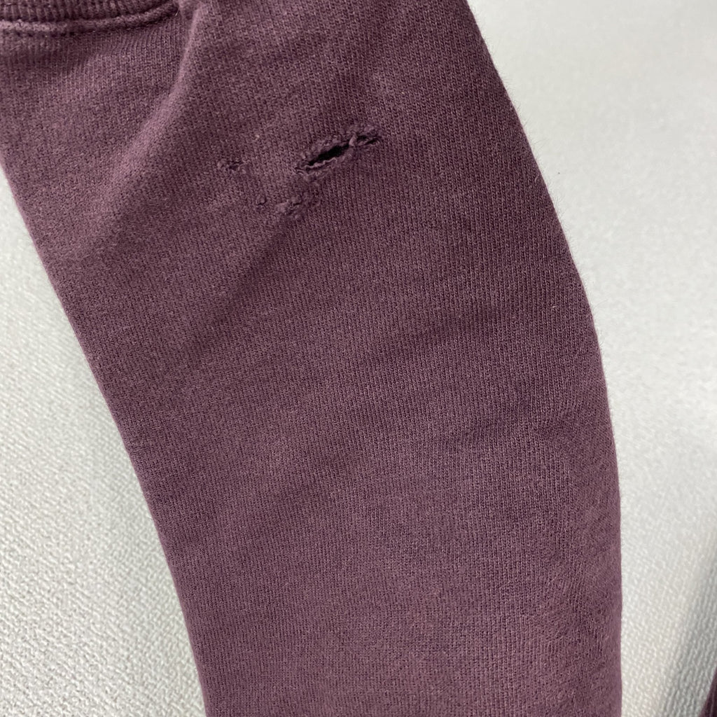 Champion　チャンピオン　リバースウィーブ　スウェットパーカー/フーディー　刺繍ロゴ　現行　深紫　ディープパープル　Lサイズ　古着