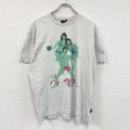 Addict　アディクト　Sean Morris　ショーンモーリス　半袖コラボプリントTシャツ　白　ホワイト　2XLサイズ　古着