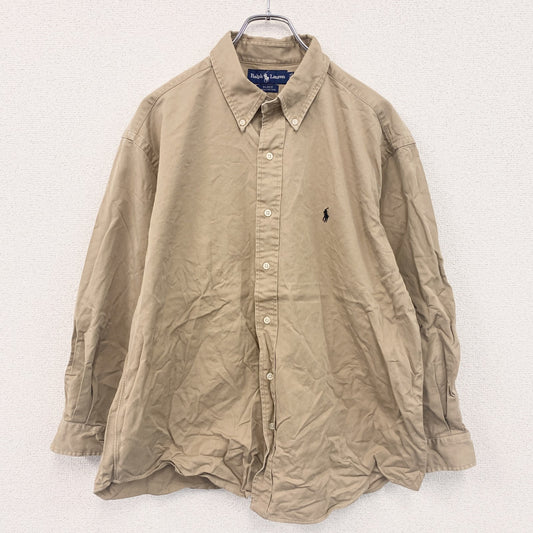 Ralph　Lauren　ラルフローレン　BRAKE　ボタンダウンシャツ　茶色　ブラウン　XLサイズ
