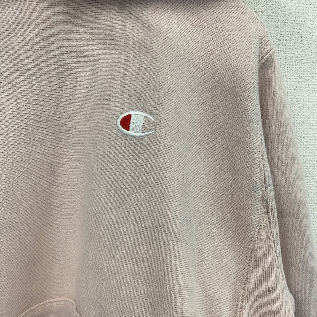 Champion　チャンピオン　リバースウィーブ　スウェットパーカー/フーディー　ヘビーウエイト　現行　パステルピンク　Sサイズ　古着
