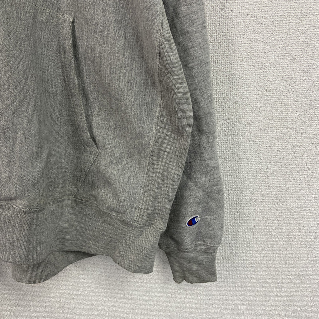 Champion　チャンピオン　リバースウィーブ　スウェットパーカー/フーディー　単色タグ　復刻　霜降りグレー　XLサイズ　古着