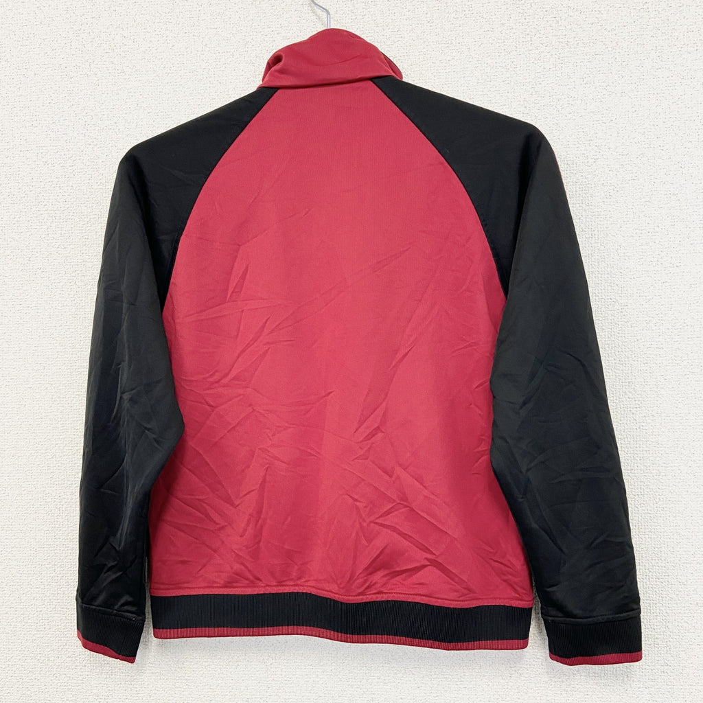 Umbro　アンブロ　トラックジャケット/ジャージ　トライカラー　赤　レッド　白　ホワイト　黒　ブラック　152　古着