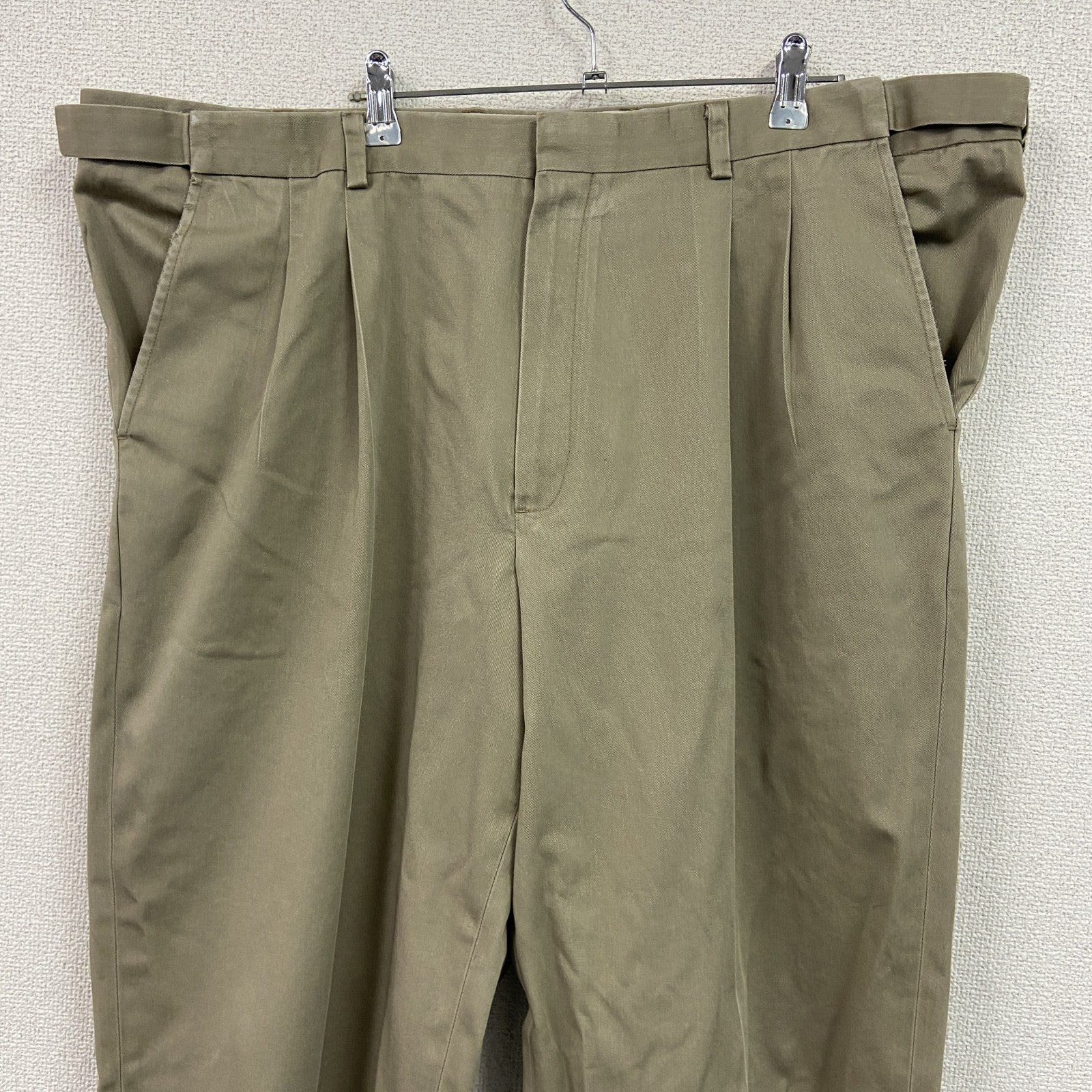 L.L.Bean　エルエルビーン　チノパンツ　ジップフライ　ベージュ　W62サイズ　古着