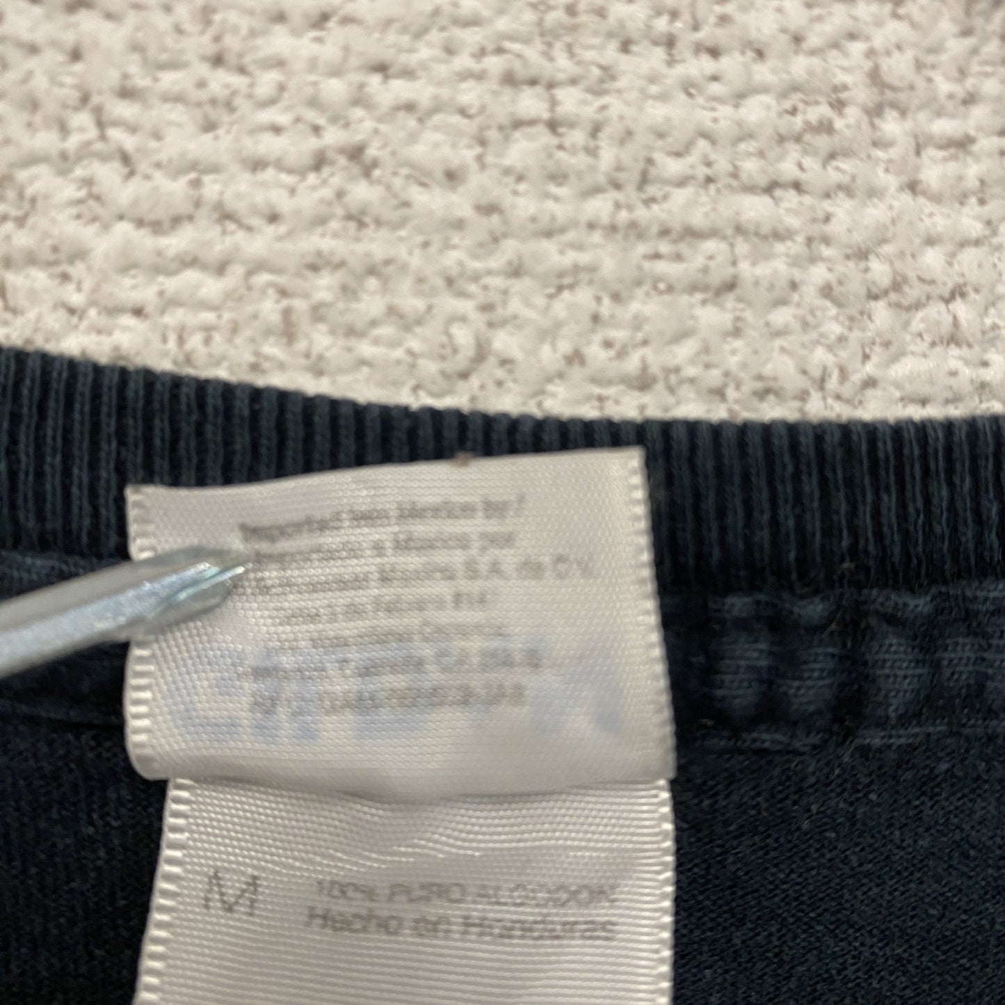 GILDAN　ギルダン　INTEPOL　インターポール　半袖プリントTシャツ　紺　ネイビー　Mサイズ