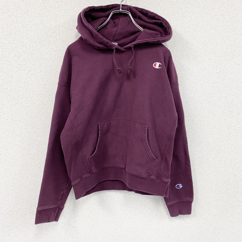 Champion　チャンピオン　リバースウィーブ　スウェットパーカー/フーディー　ヘビーウエイト　現行　紫　パープル　Lサイズ　古着