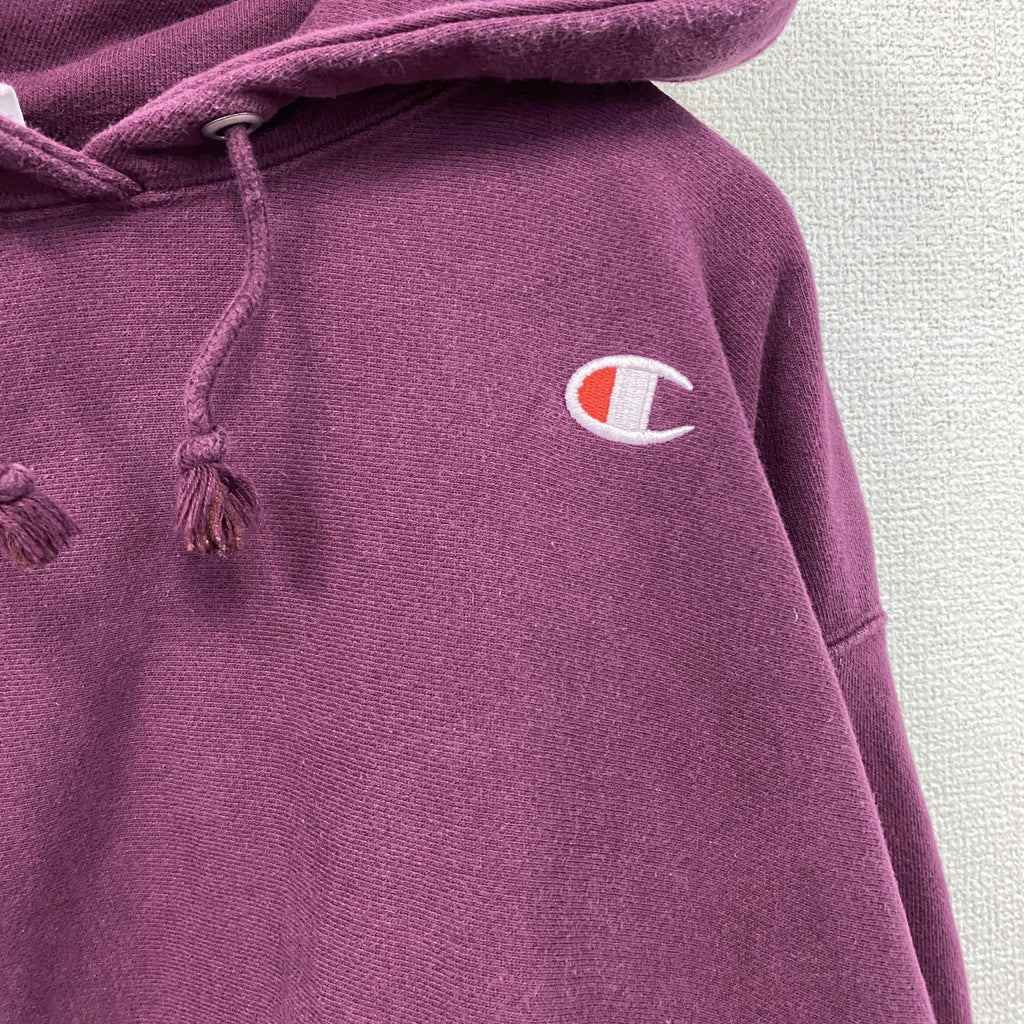 Champion　チャンピオン　リバースウィーブ　スウェットパーカー/フーディー　ヘビーウエイト　現行　紫　パープル　Lサイズ　古着