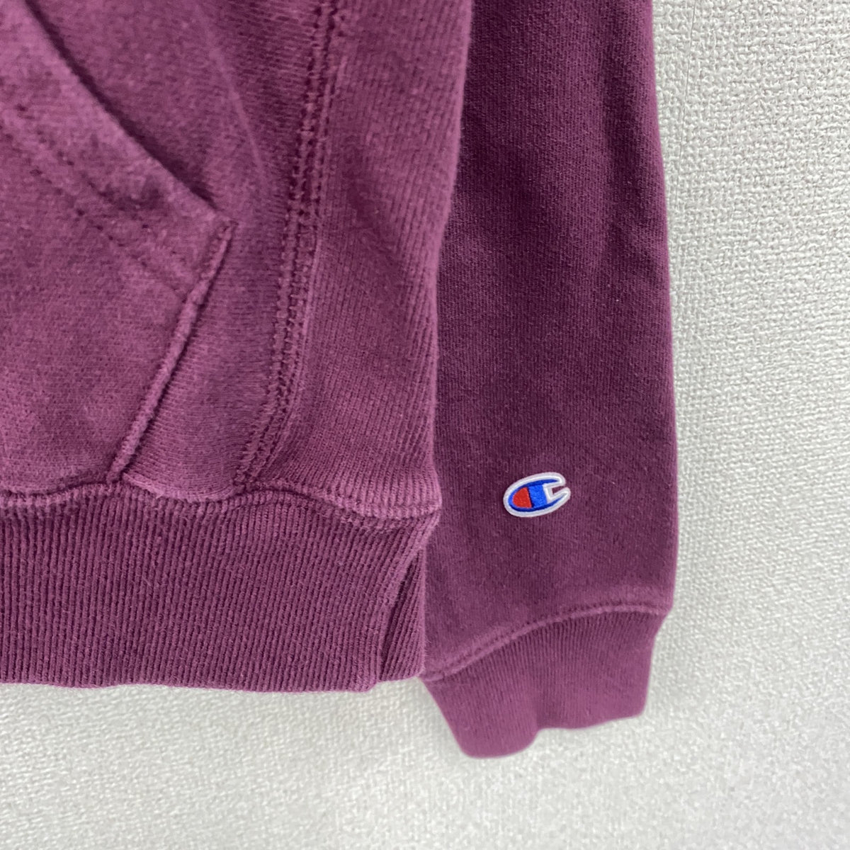 Champion　チャンピオン　リバースウィーブ　スウェットパーカー/フーディー　ヘビーウエイト　現行　紫　パープル　Lサイズ　古着