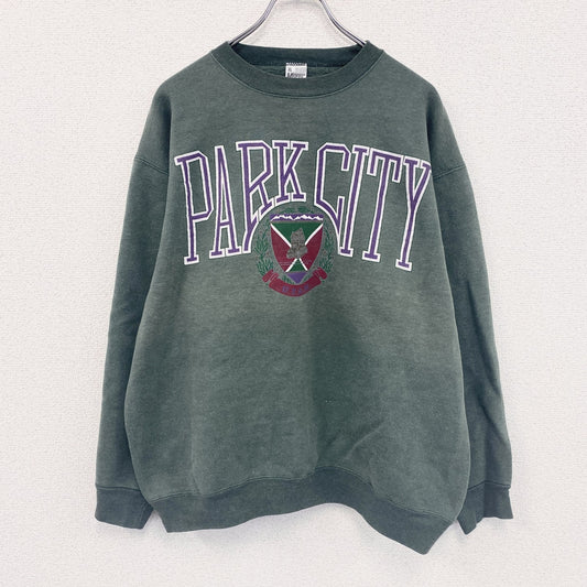 90s　VECTA　スウェット/トレーナー　ヴィンテージ　SUPER WEIGHT　緑　グリーン　XLサイズ