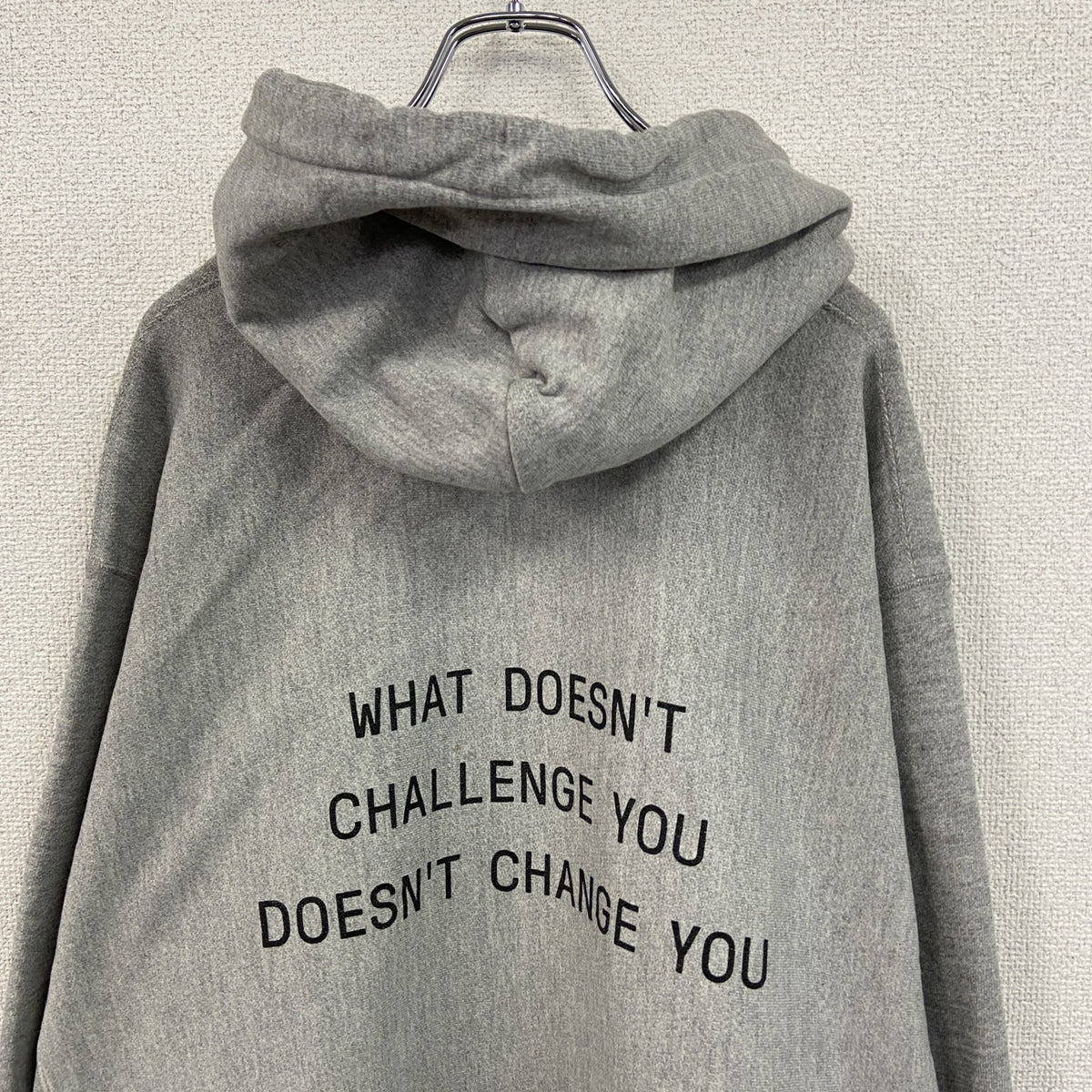 Champion　チャンピオン　リバースウィーブ　スウェットパーカー/フーディー　単色タグ　復刻　霜降りグレー　XLサイズ　古着