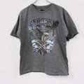 ATLAS FOR MEN　半袖プリントTシャツ　鷹　灰色　グレー　Lサイズ　古着