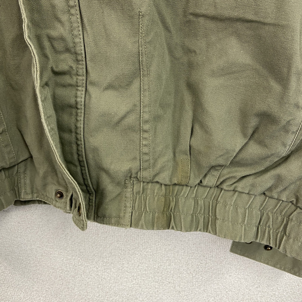 90s～　Dunbrooke Distinctive Images　ブルゾン/スイングトップ　カーキ　2XLサイズ　　ヴィンテージ　古着