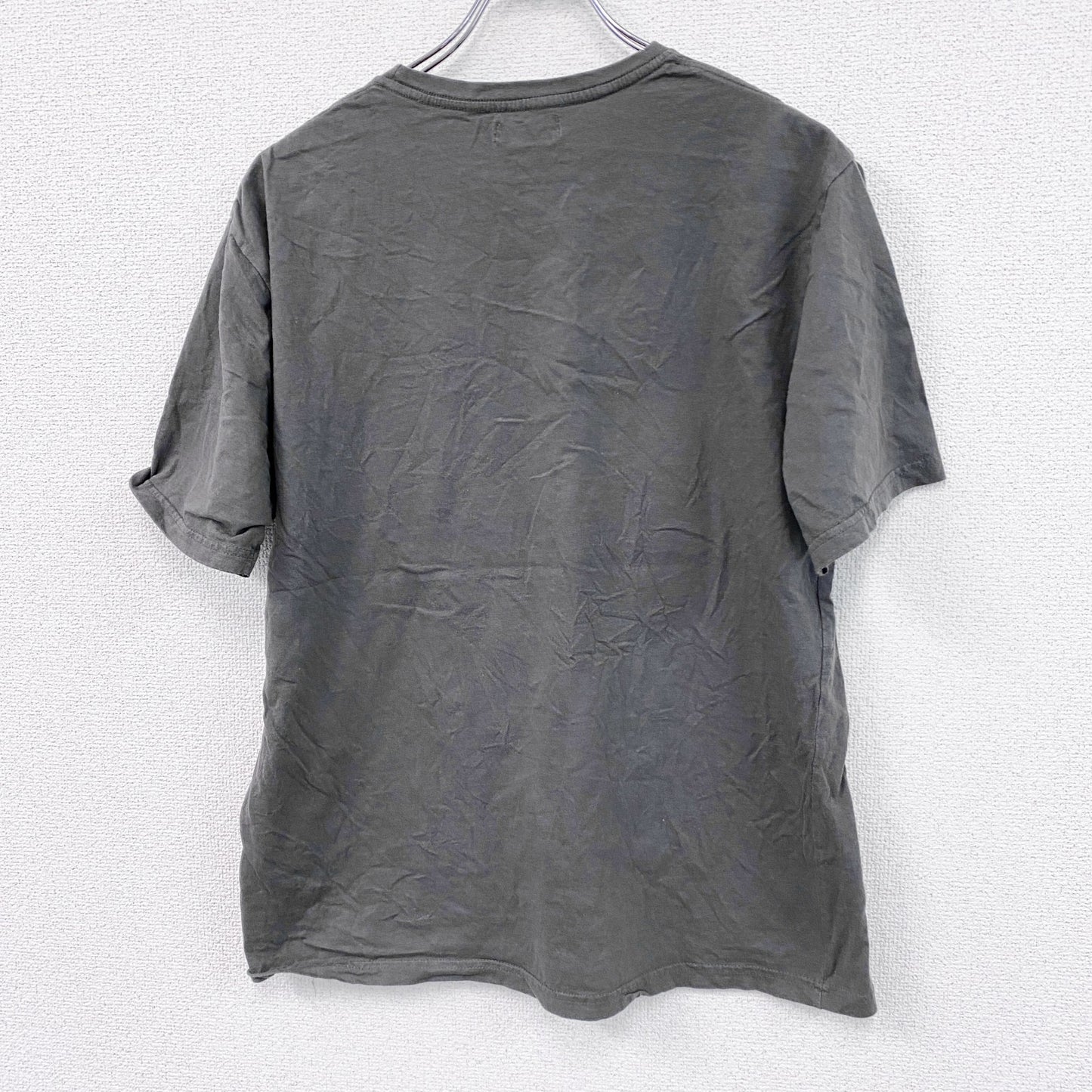 ATLAS FOR MEN　半袖プリントTシャツ　鷹　灰色　グレー　Lサイズ