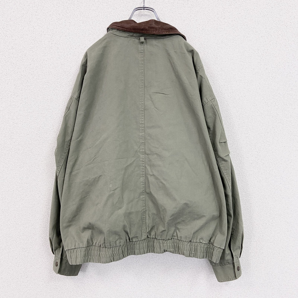 90s～　Dunbrooke Distinctive Images　ブルゾン/スイングトップ　カーキ　2XLサイズ　　ヴィンテージ　古着