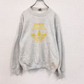 古着 used　80s　JERZEES　adidas　アディダス　他社ボディ　スウェット/トレーナー　ヴィンテージ　灰　グレー　灰色　Mサイズ