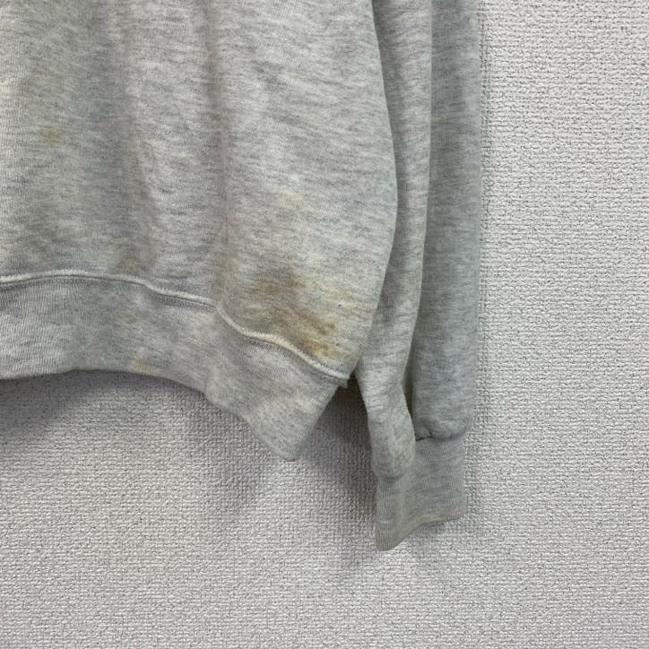 古着 used　80s　JERZEES　adidas　アディダス　他社ボディ　スウェット/トレーナー　ヴィンテージ　灰　グレー　灰色　Mサイズ