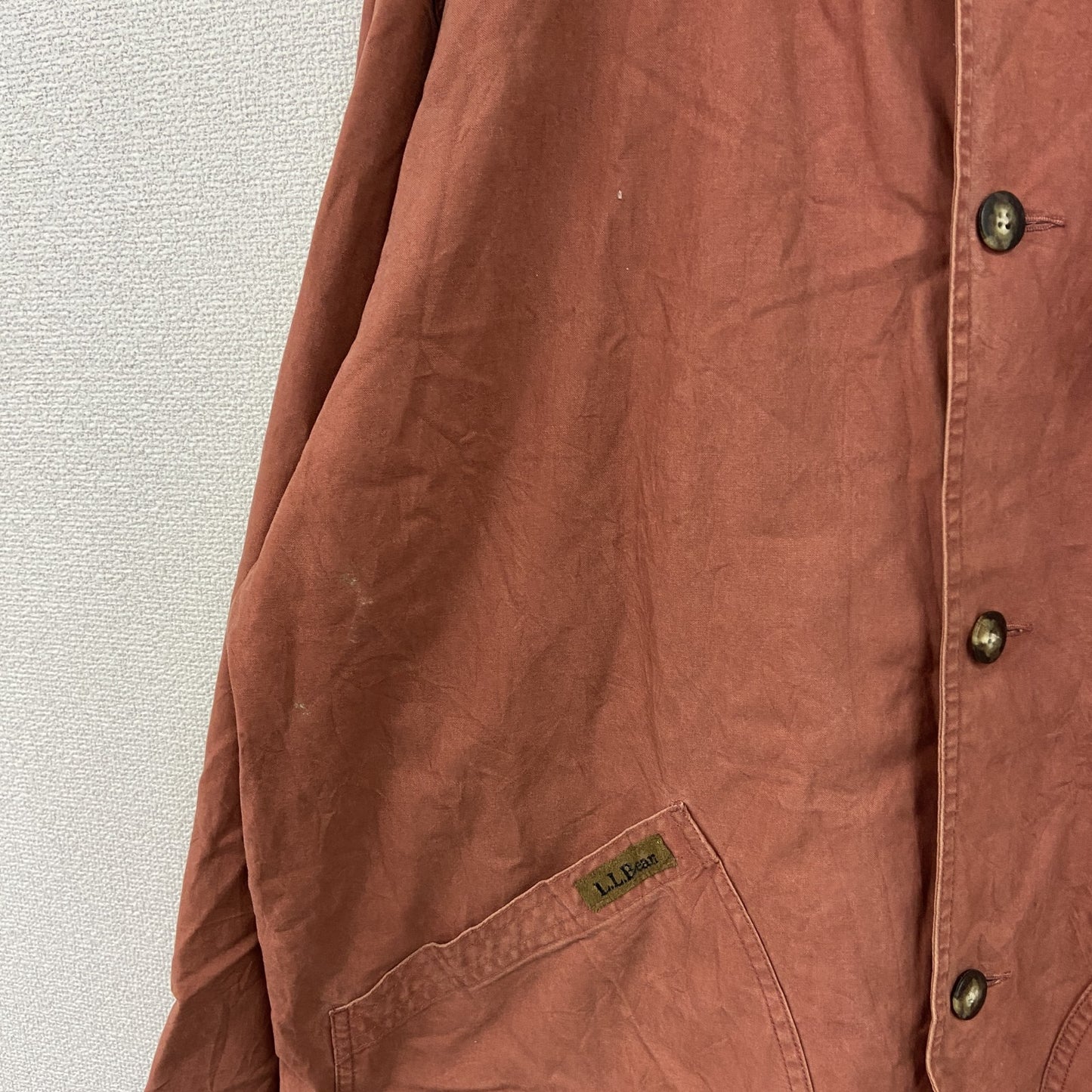 ～80s　L.L.Bean　エルエルビーン　ハンティングジャケット　5つポケット　ヴィンテージ　赤　レッド　XLサイズ