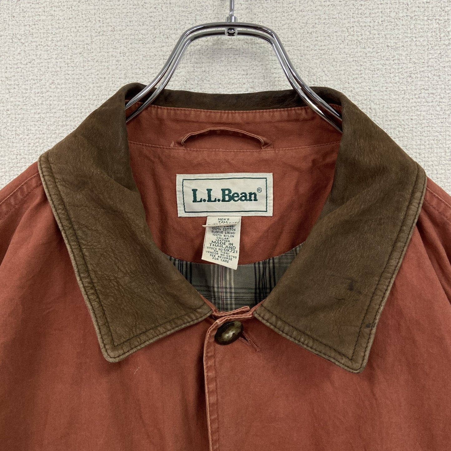 ～80s　L.L.Bean　エルエルビーン　ハンティングジャケット　5つポケット　ヴィンテージ　赤　レッド　XLサイズ