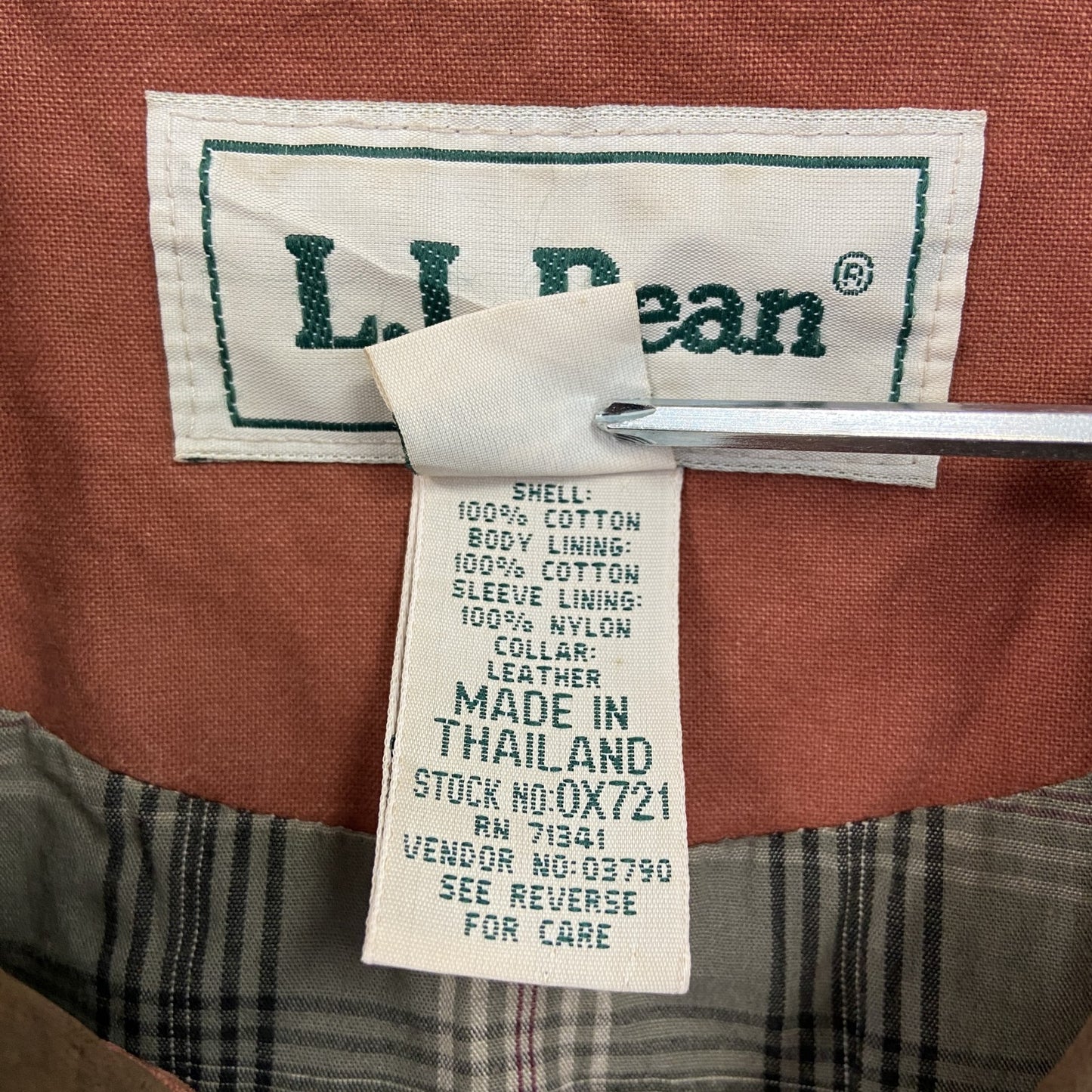 ～80s　L.L.Bean　エルエルビーン　ハンティングジャケット　5つポケット　ヴィンテージ　赤　レッド　XLサイズ