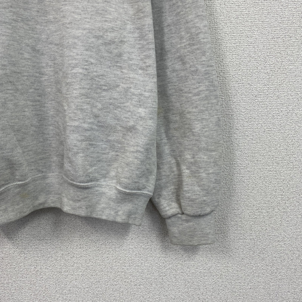 古着 used　80s　JERZEES　adidas　アディダス　他社ボディ　スウェット/トレーナー　ヴィンテージ　灰　グレー　灰色　Mサイズ