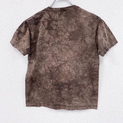 THE MOUNTAIN　ザマウンテン　半袖プリントTシャツ　虎　茶色　ブラウン　Lサイズ