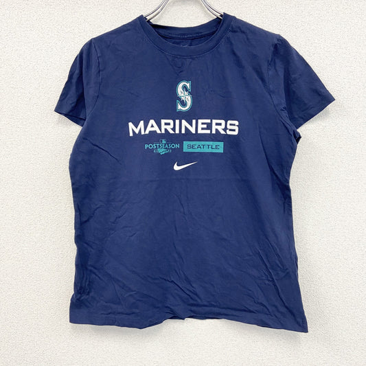 NIKE　ナイキ　半袖プリントTシャツ　紺　ネイビー　Lサイズ