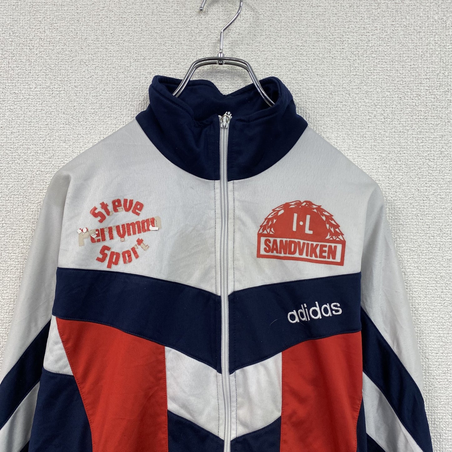 80s～　adidas　アディダス　トラックジャケット/ジャージ　ヴィンテージ　マルチカラー　Mサイズ