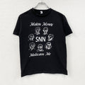 ALSTYLE　アルスタイル　半袖プリントTシャツ　人物T　歴代大統領　黒　ブラック　Sサイズ　古着