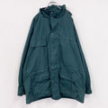 90s　Eddie Bauer　エディーバウアー　マウンテンパーカー　白タグ　緑　グリーン　2XLサイズ　　ヴィンテージ　古着