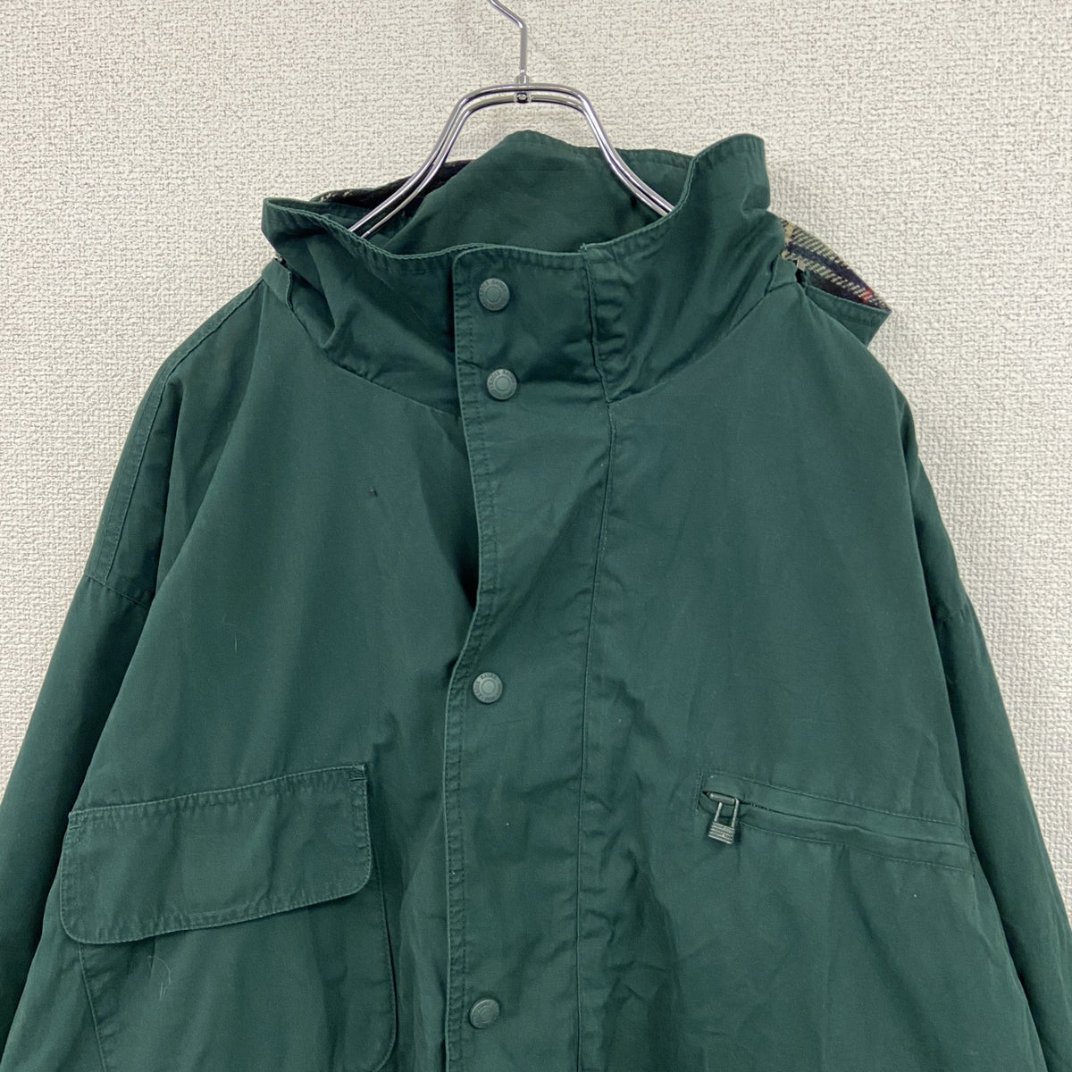 90s　Eddie Bauer　エディーバウアー　マウンテンパーカー　白タグ　緑　グリーン　2XLサイズ　　ヴィンテージ　古着