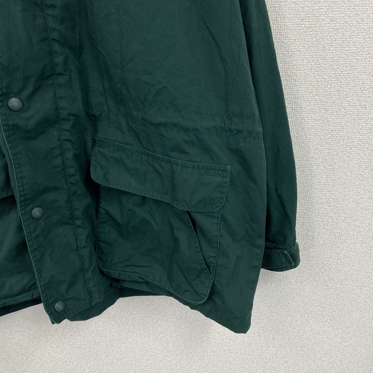 90s　Eddie Bauer　エディーバウアー　マウンテンパーカー　白タグ　緑　グリーン　2XLサイズ　　ヴィンテージ　古着