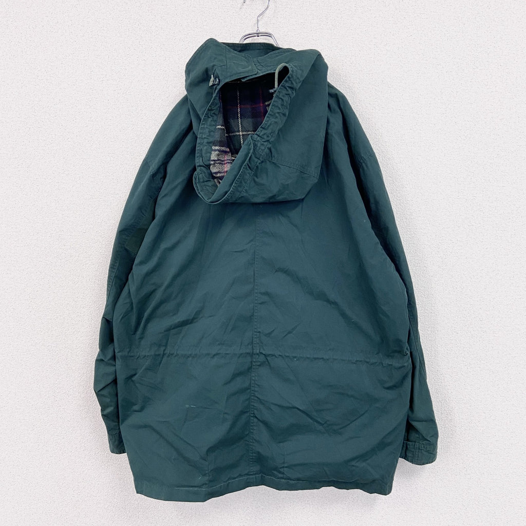90s　Eddie Bauer　エディーバウアー　マウンテンパーカー　白タグ　緑　グリーン　2XLサイズ　　ヴィンテージ　古着