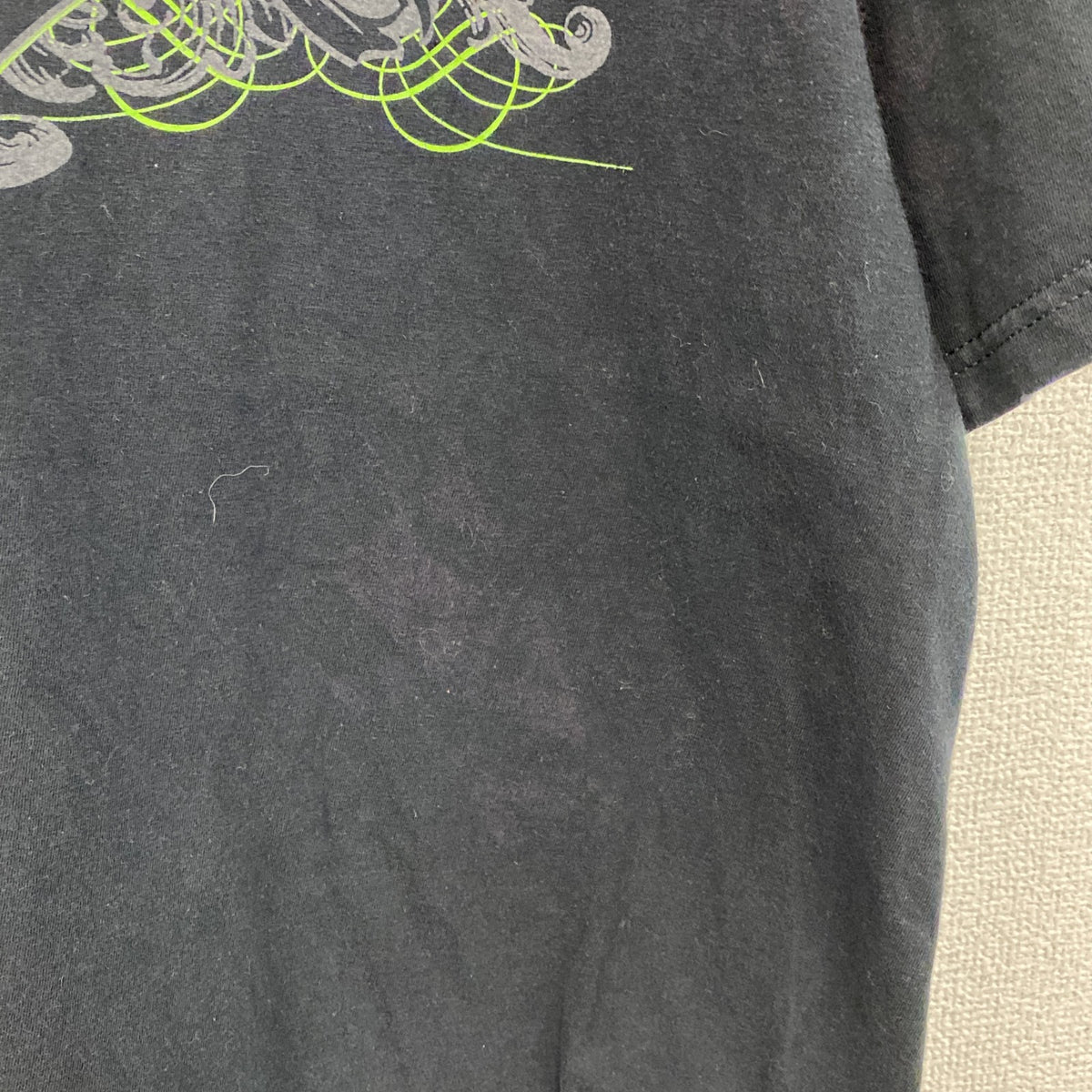 anvil　アンヴィル　Nutrition Depot　半袖プリントTシャツ　企業T　両面プリント　黒　ブラック　Lサイズ　古着