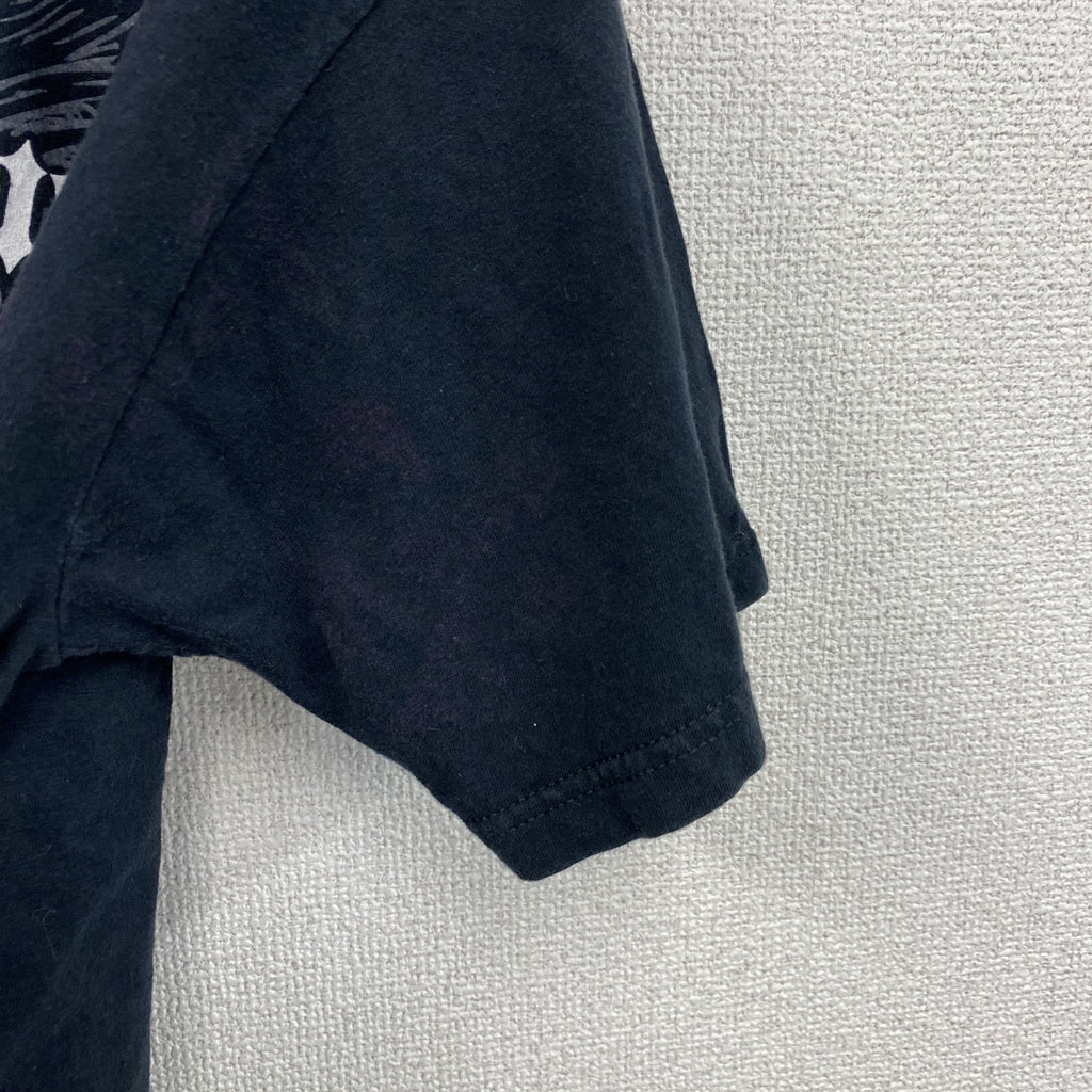 anvil　アンヴィル　Nutrition Depot　半袖プリントTシャツ　企業T　両面プリント　黒　ブラック　Lサイズ　古着