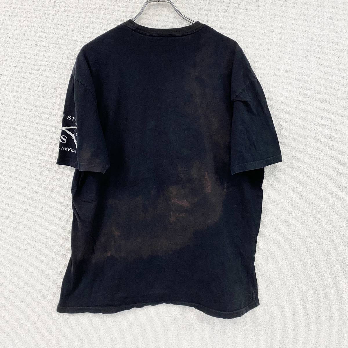 GRUNT STYLE　半袖プリントTシャツ　星条旗　英字プリント　黒　ブラック　2XLサイズ　古着