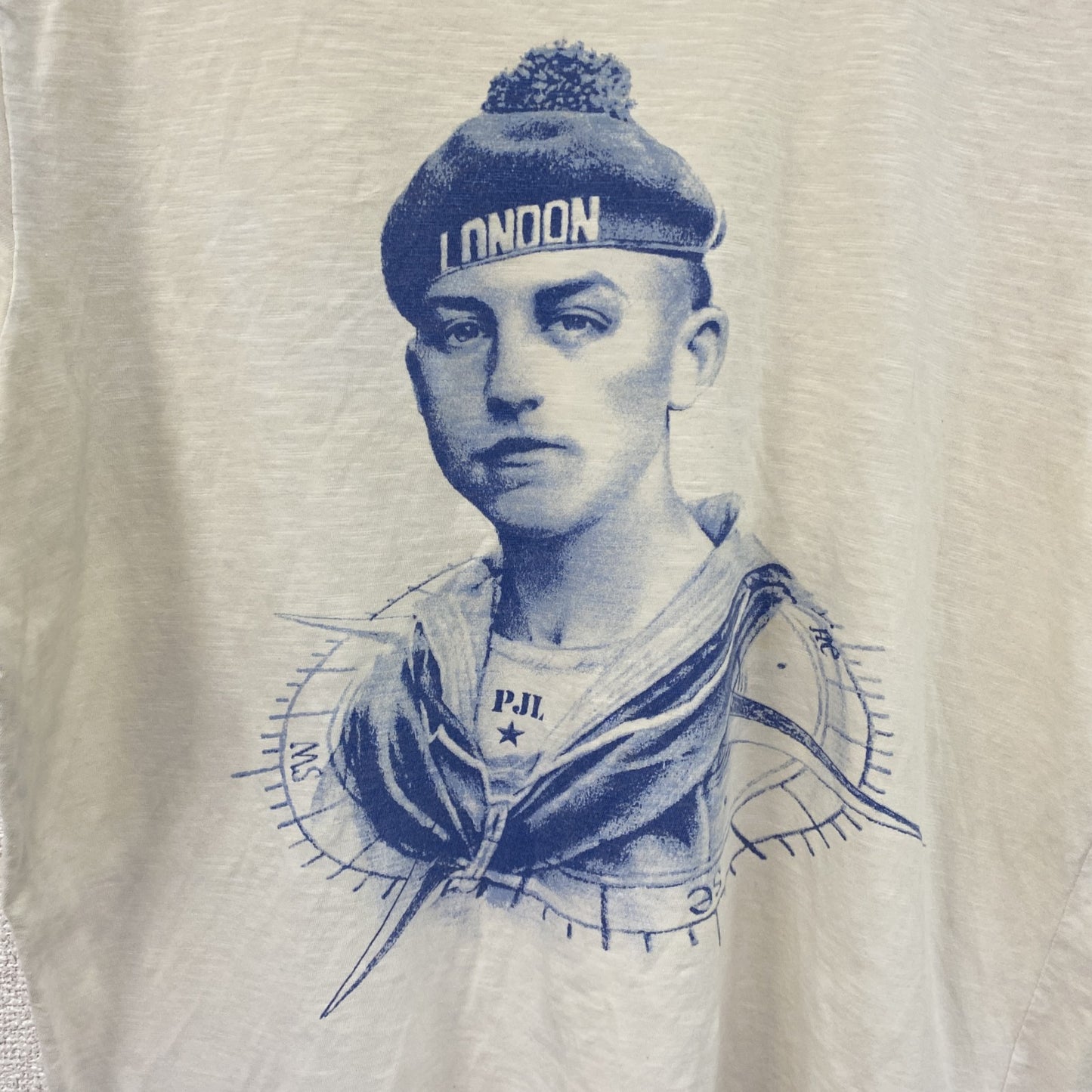 PepeJeans　ペペジーンズ　半袖プリントTシャツ　白　ホワイト　Lサイズ