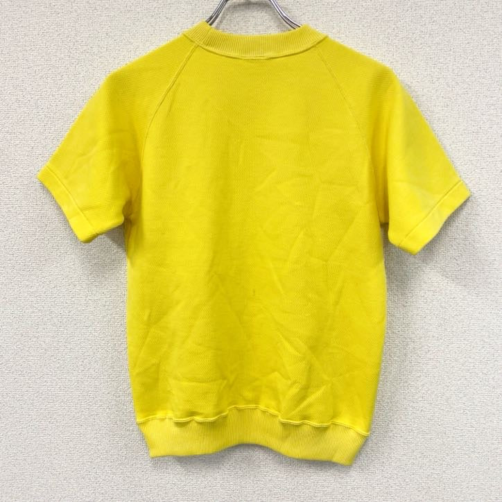 adidas　アディダス　半袖無地Tシャツ　黄色　イエロー　古着